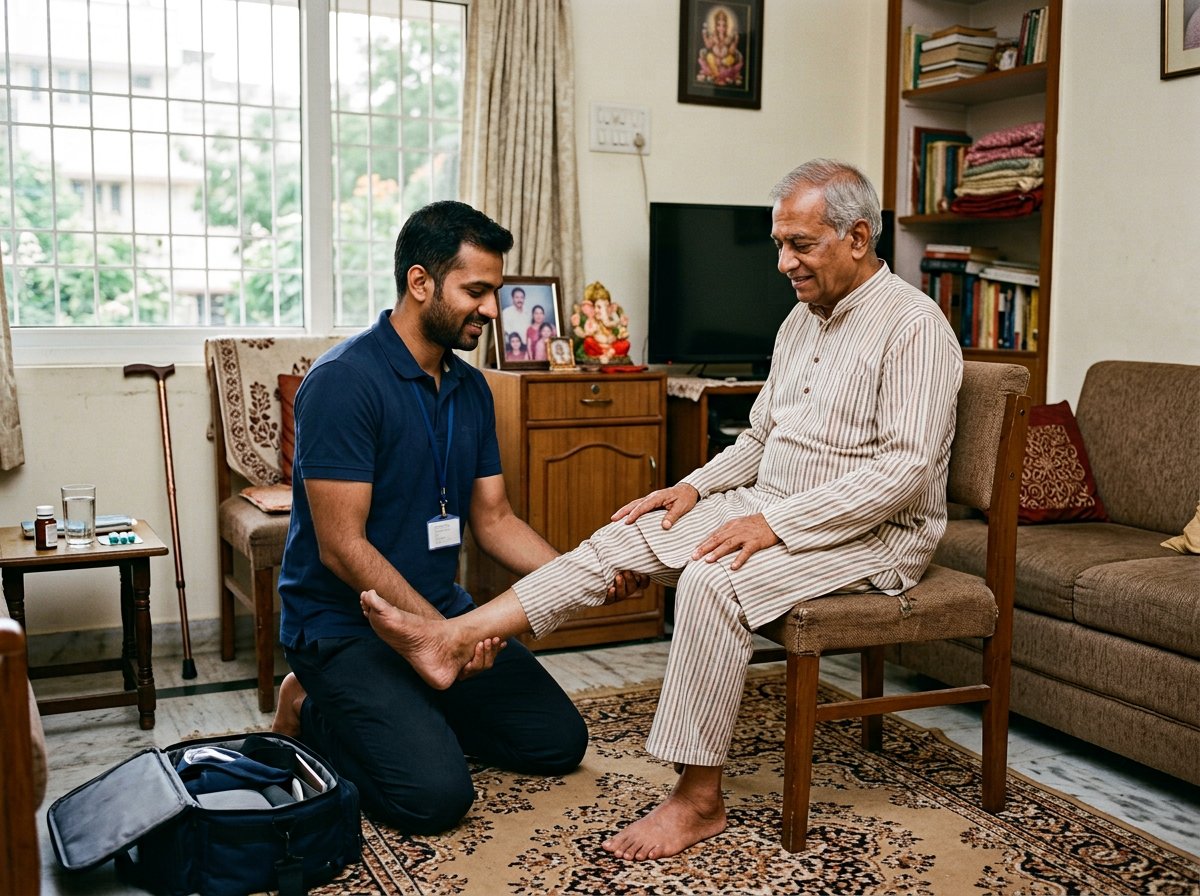 Home physiotherapy session